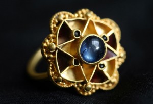 Anglo-Saxon sapphire ring