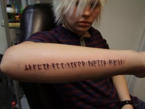 Runic tattoo