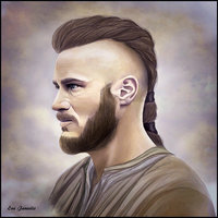 Here is Bjorn's Vikings season 2 haircut. If I'm not mistaken, it's one of  the only times that show (as much as I love it) was actually accurate in  the looks department.